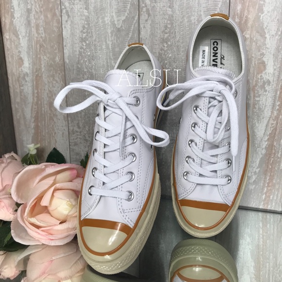 Converse Chuck 70 Leather OX White Turmeric W - Picture 2 of 8